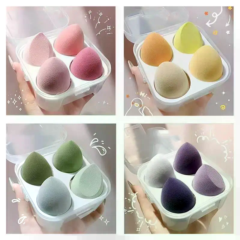 Beauty Makeup Egg - 4pcs Beauty Tools Makeup Sponge Egg