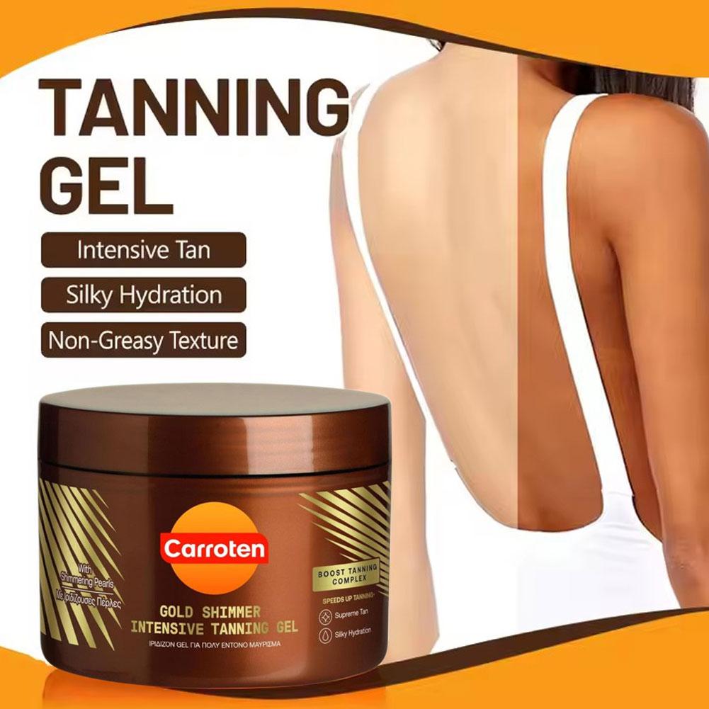 Body Shimmer Lotion - Golden Shimmer Tanning Gel - Sunless