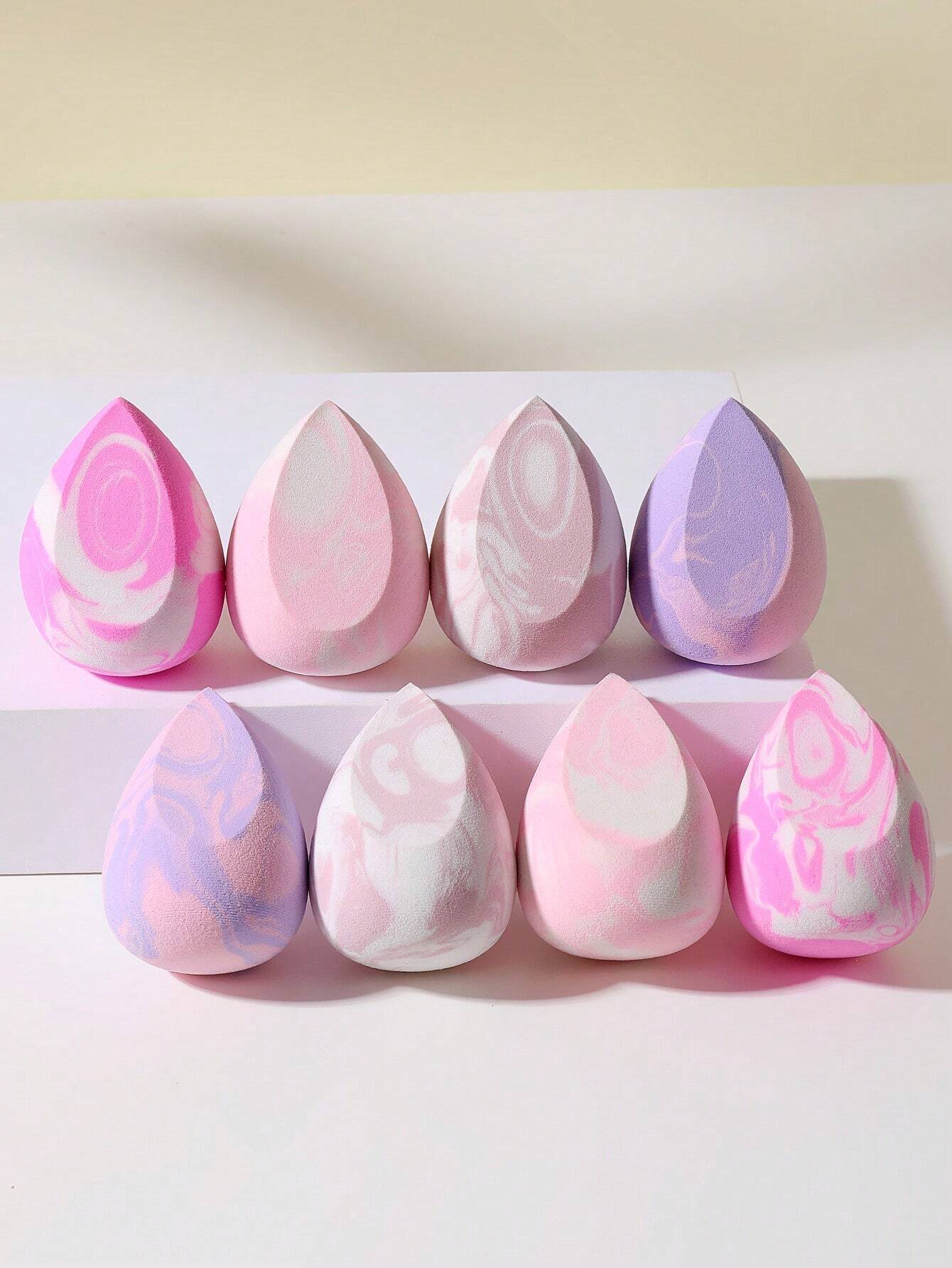 Woman Beauty Makeup - 8PCS Soft Elastic Multifunctional Makeup Sponges
