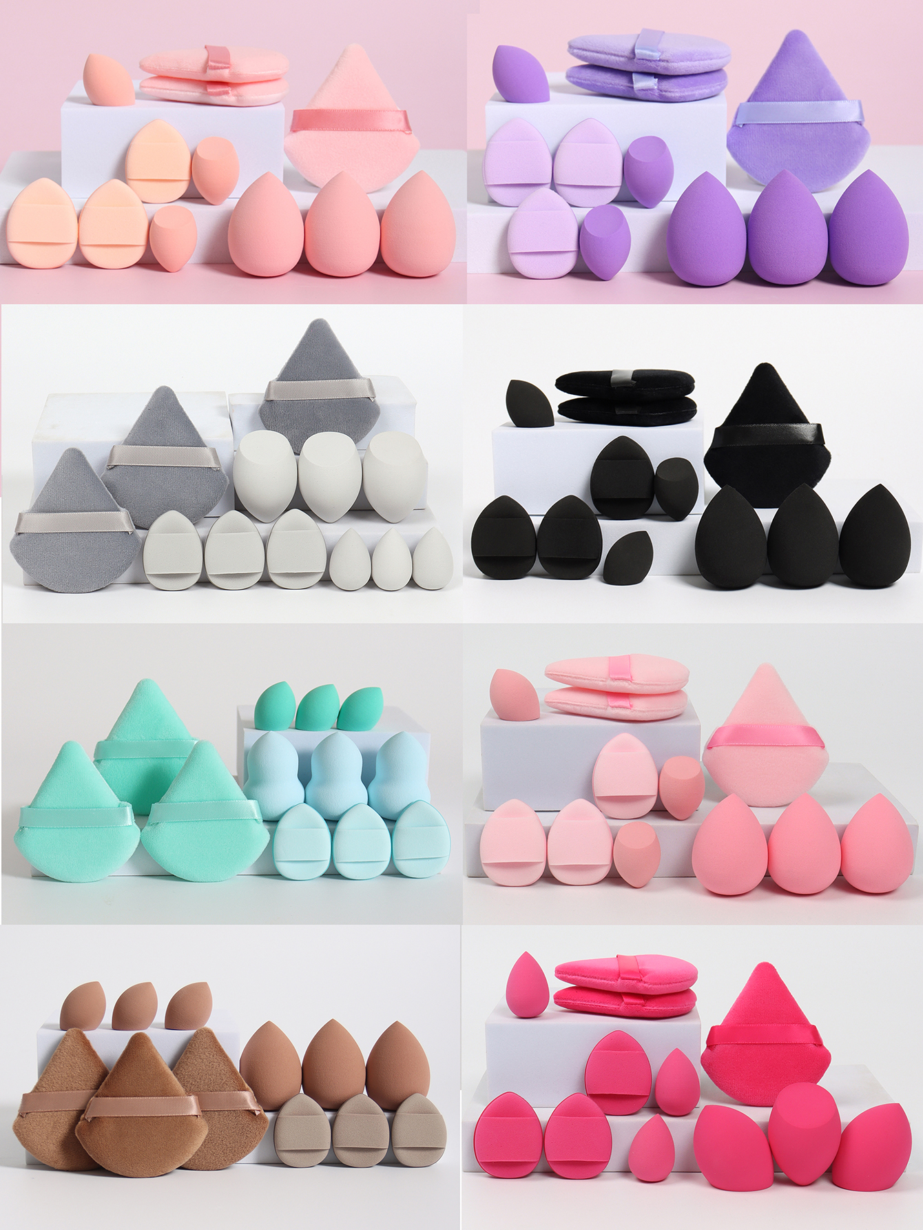 Beauty Makeup Egg - A 12 Piece Set of Versatile