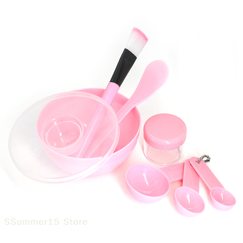 Woman Beauty Makeup - 【R】Facial Brush Mask Bowl Spoon Set