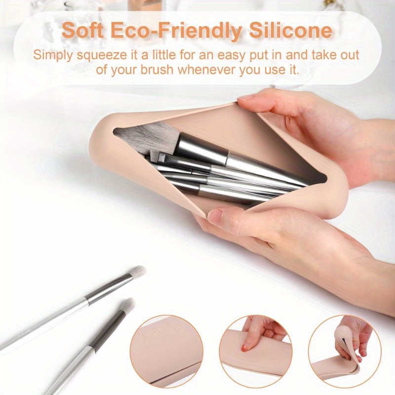 Travel Makeup Brush Holder,Sil – Beauty Queen Makeup Bewertung und Preis