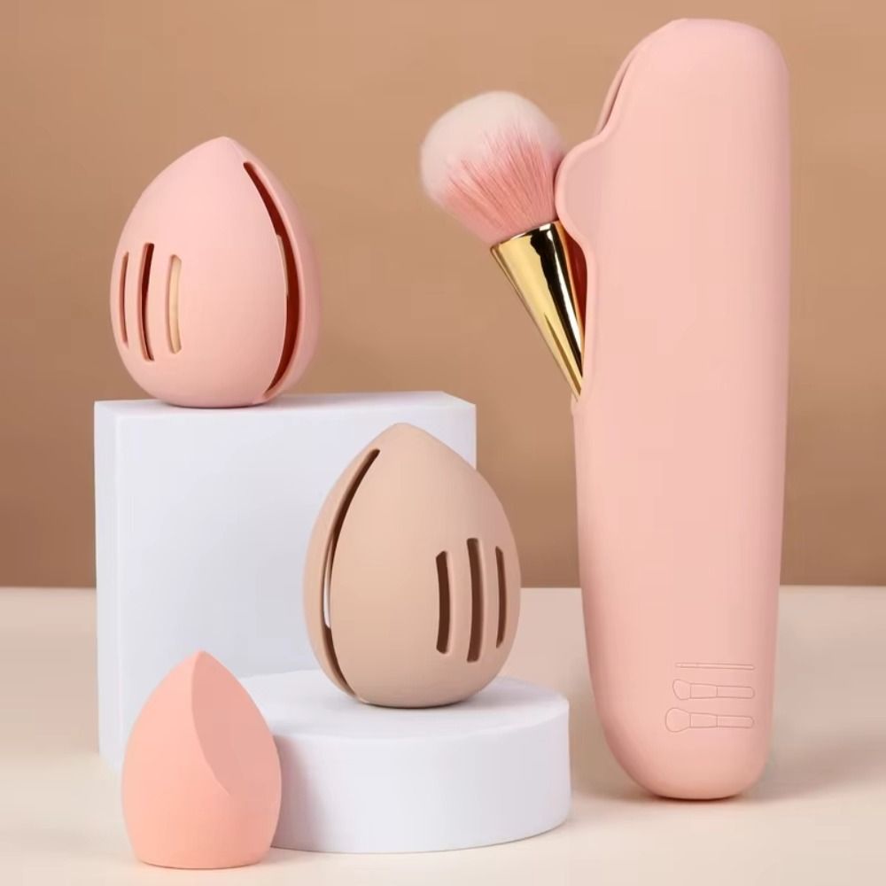 Portable Silicone Makeup Spong – Beauty Makeup Box Set Bewertung und Preis