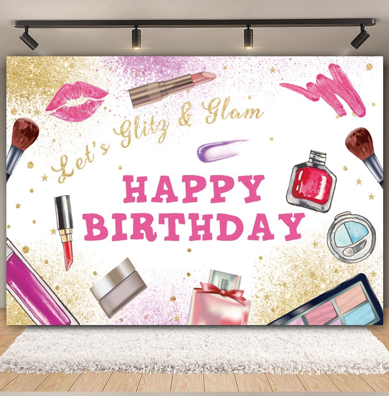 Spa Party Backdrop for Photogr – Beauty Makeup Girl Photo Bewertung und Preis