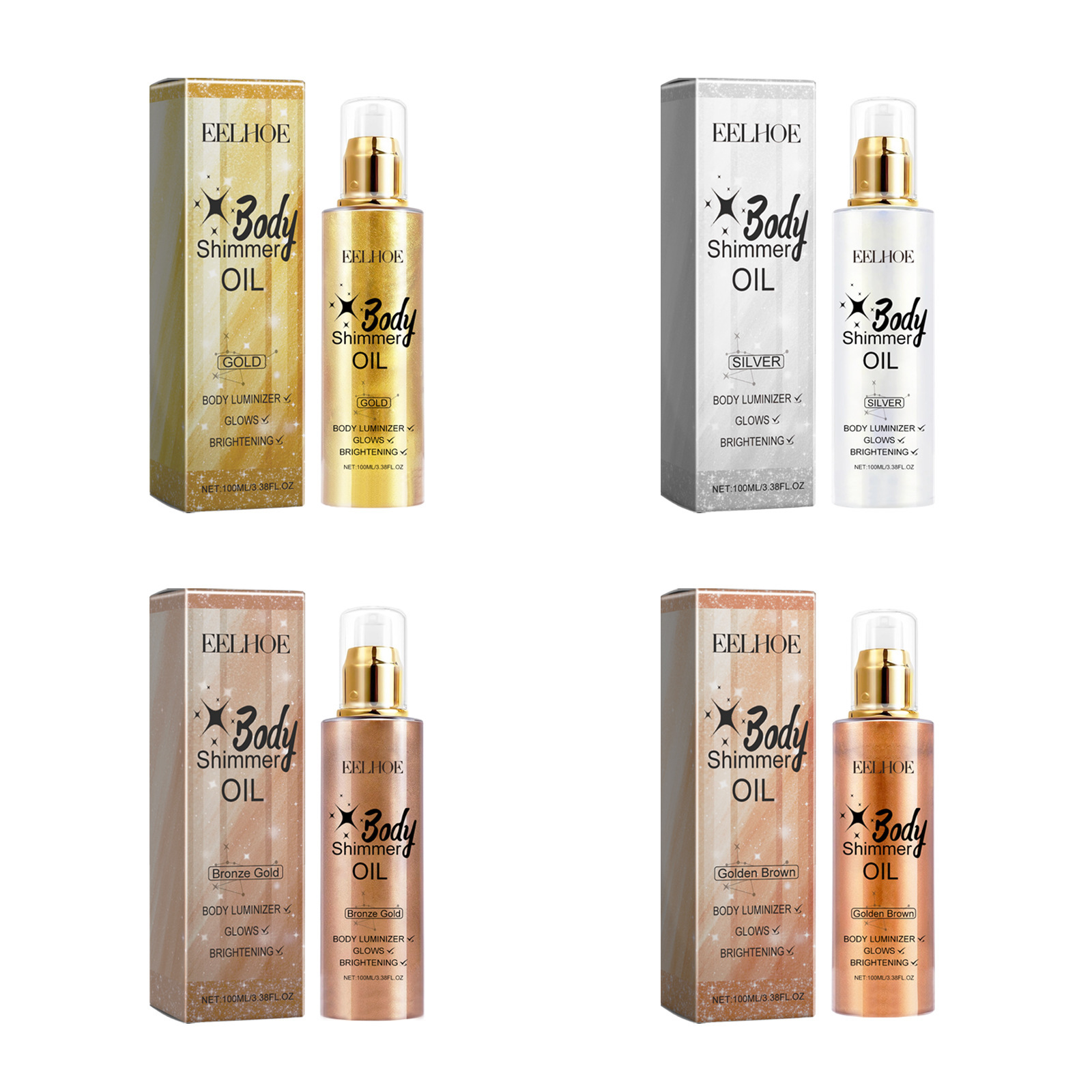 EELHOE 3D Body Oil with Shimme – Body Shimmer Lotion Bewertung und Preis