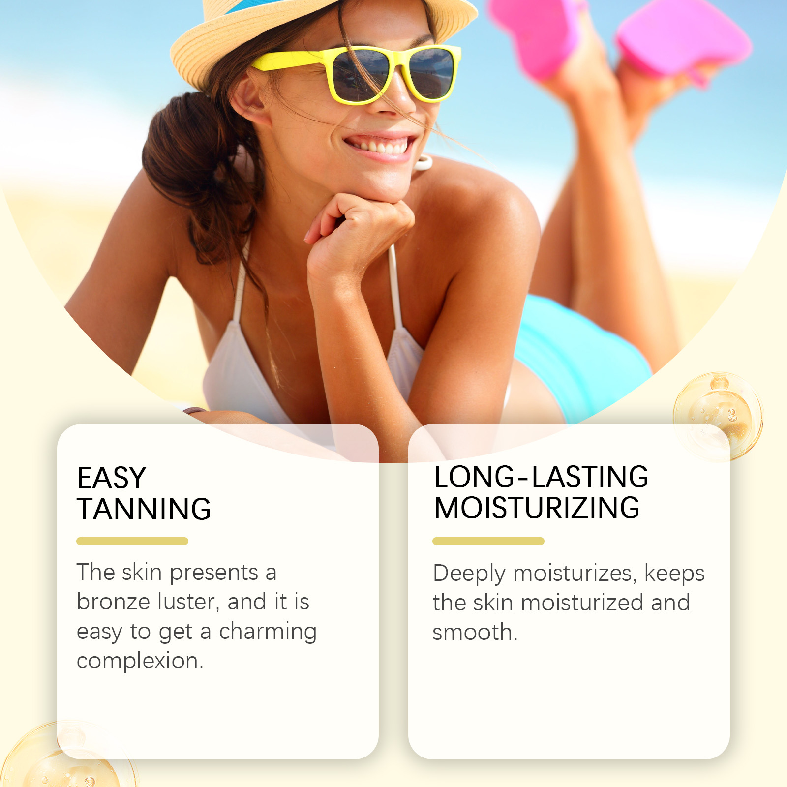 Oceaura Tanning Cream Anti-Ult – Body Shimmer Lotion Bewertung und Preis