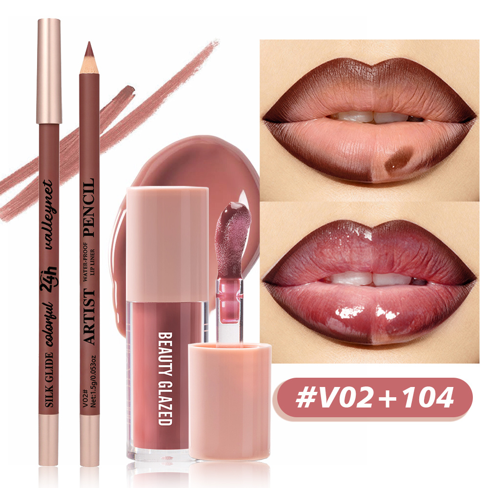 2Pcs/Set Matte Velvet Lip Line – Beauty Makeup Tutorial Bewertung und Preis