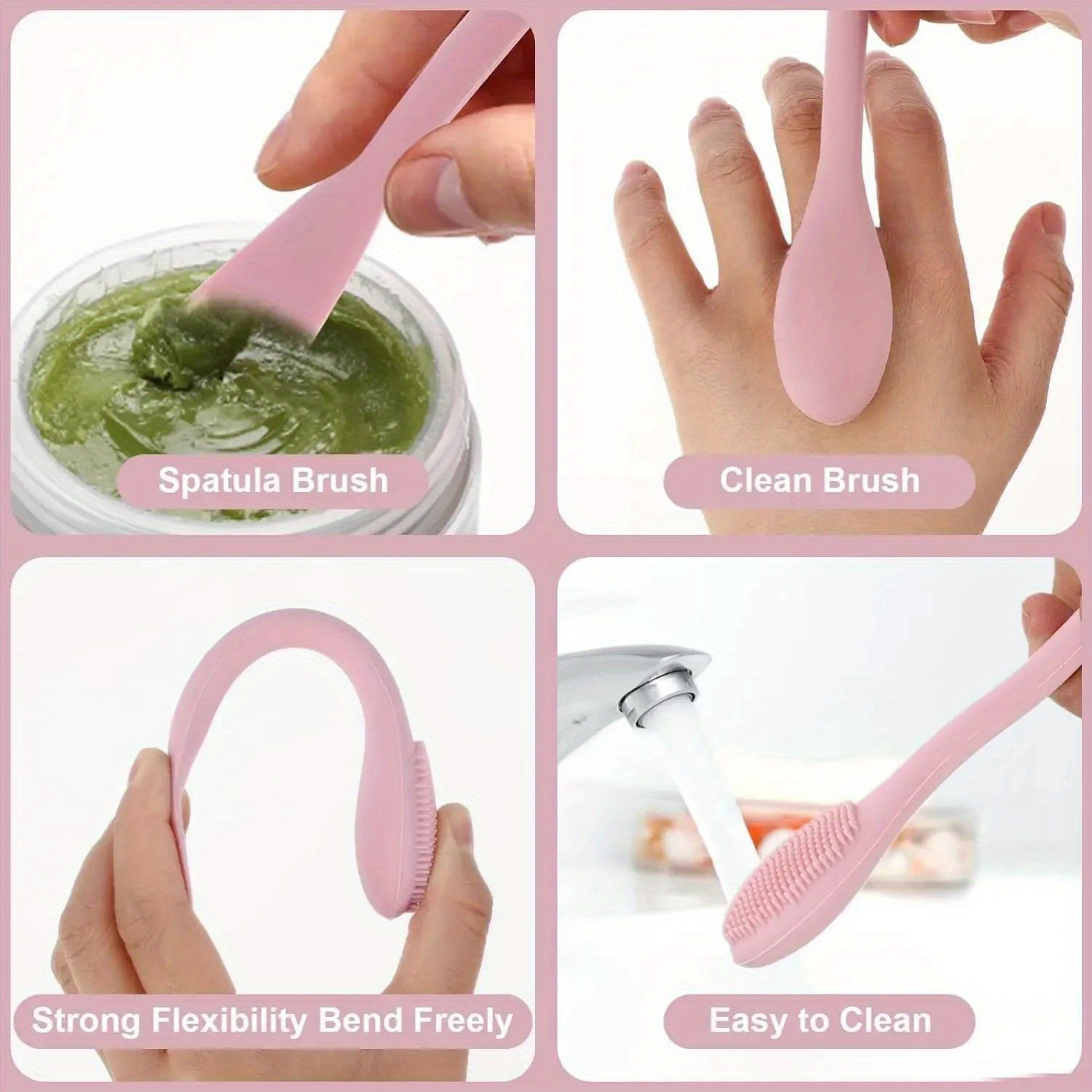 Double Head Facial Mask Brush  – Beauty Queen Makeup Bewertung und Preis