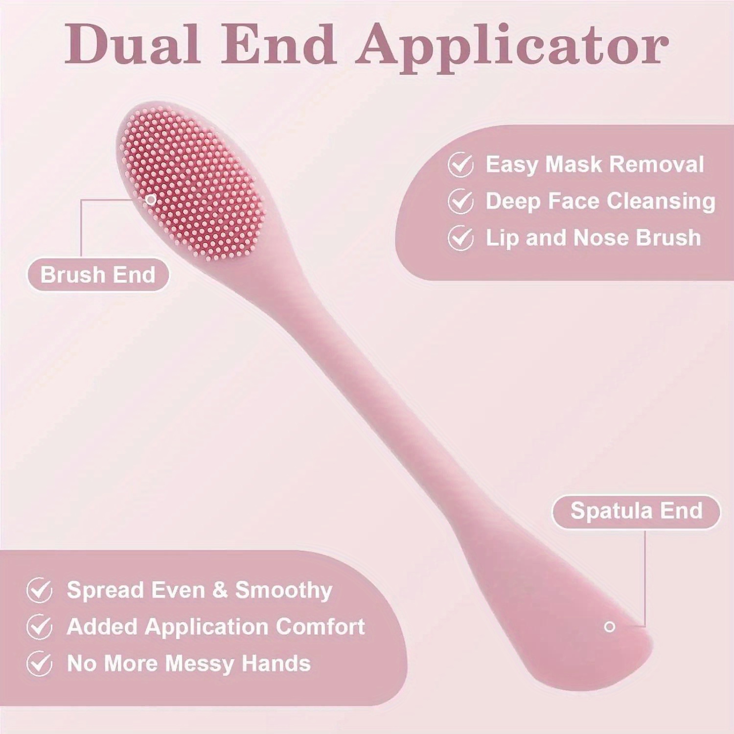 Double Head Facial Mask Brush  – Beauty Queen Makeup Bewertung und Preis