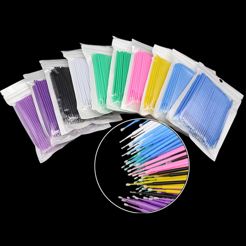 100Pcs Eyelash Cleaning Brush  – Beauty Makeup Background Bewertung und Preis