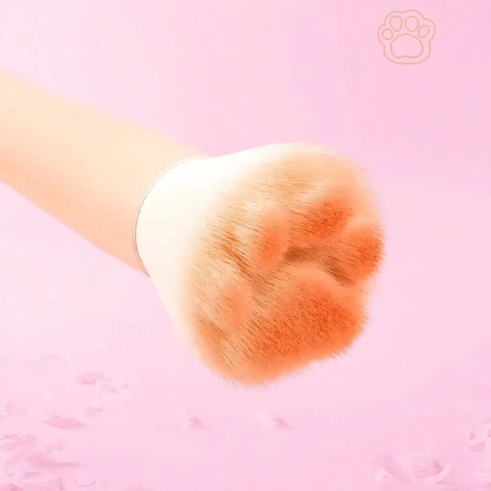1Pc Cat Paw Blush Brush with S – Beauty Queen Makeup Bewertung und Preis