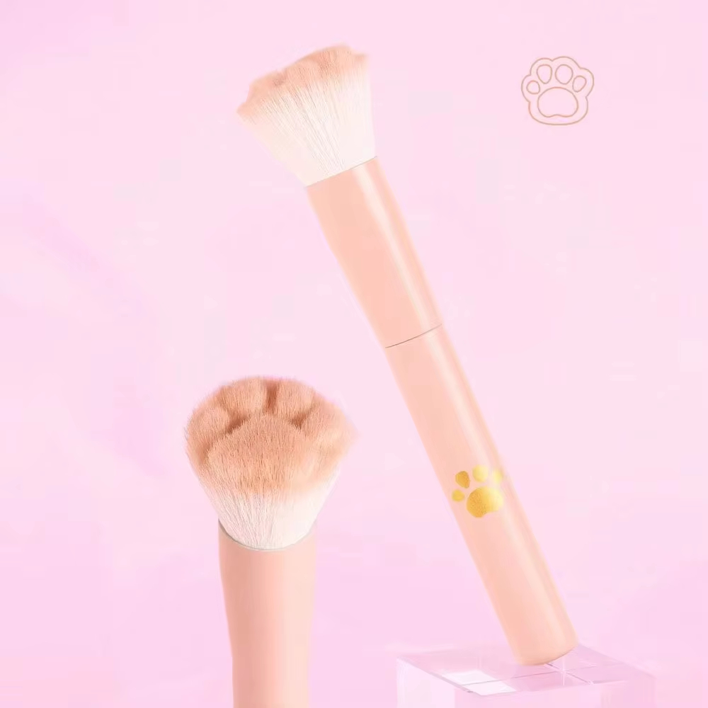 1Pc Cat Paw Blush Brush with S – Beauty Queen Makeup Bewertung und Preis