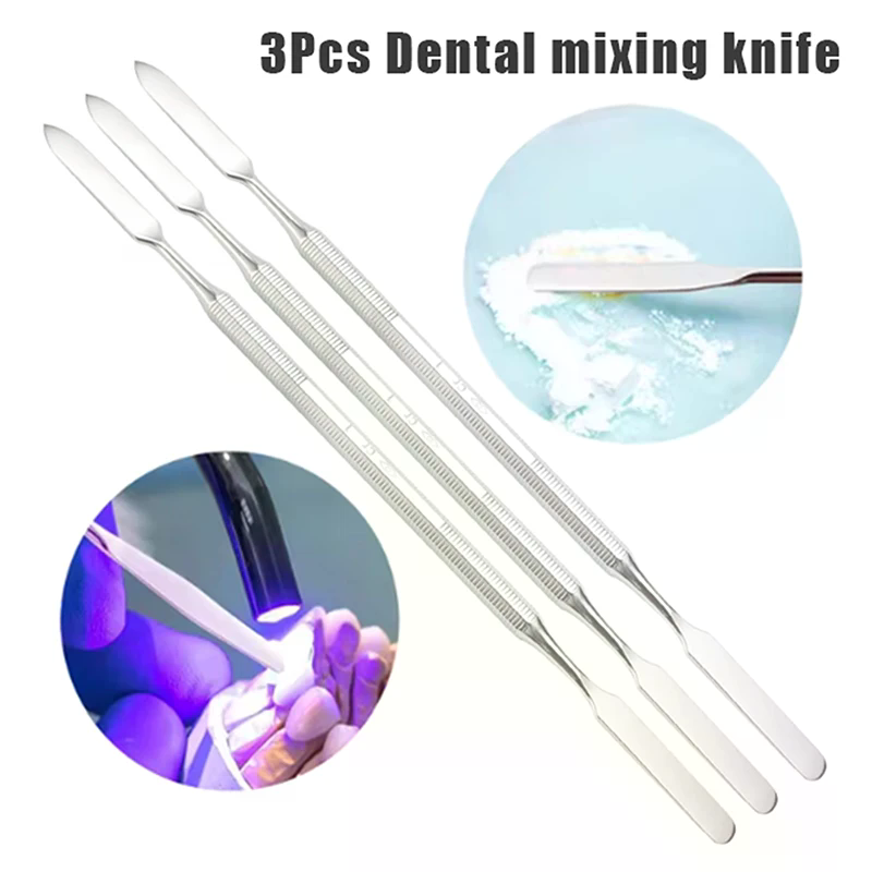 3Pcs Dental Cement Spatula Sta – Contour Palette Stick Bewertung und Preis