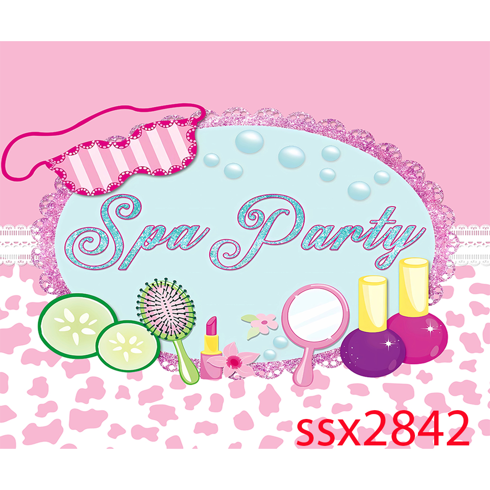 Spa Party Theme Backdrop for P – Beauty Makeup Girl Photo Bewertung und Preis