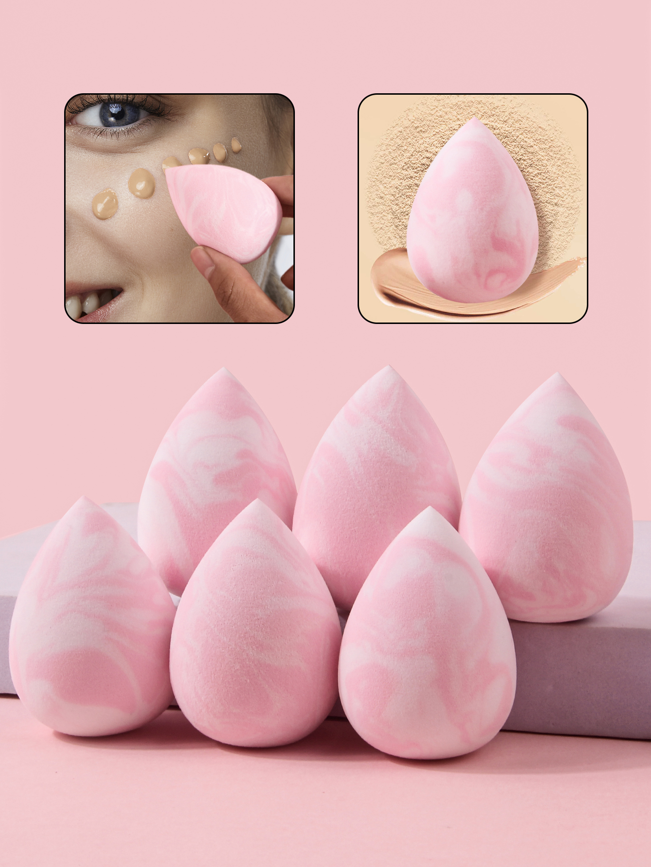 6PCS High Appearance level bea – Beauty Makeup Egg Bewertung und Preis