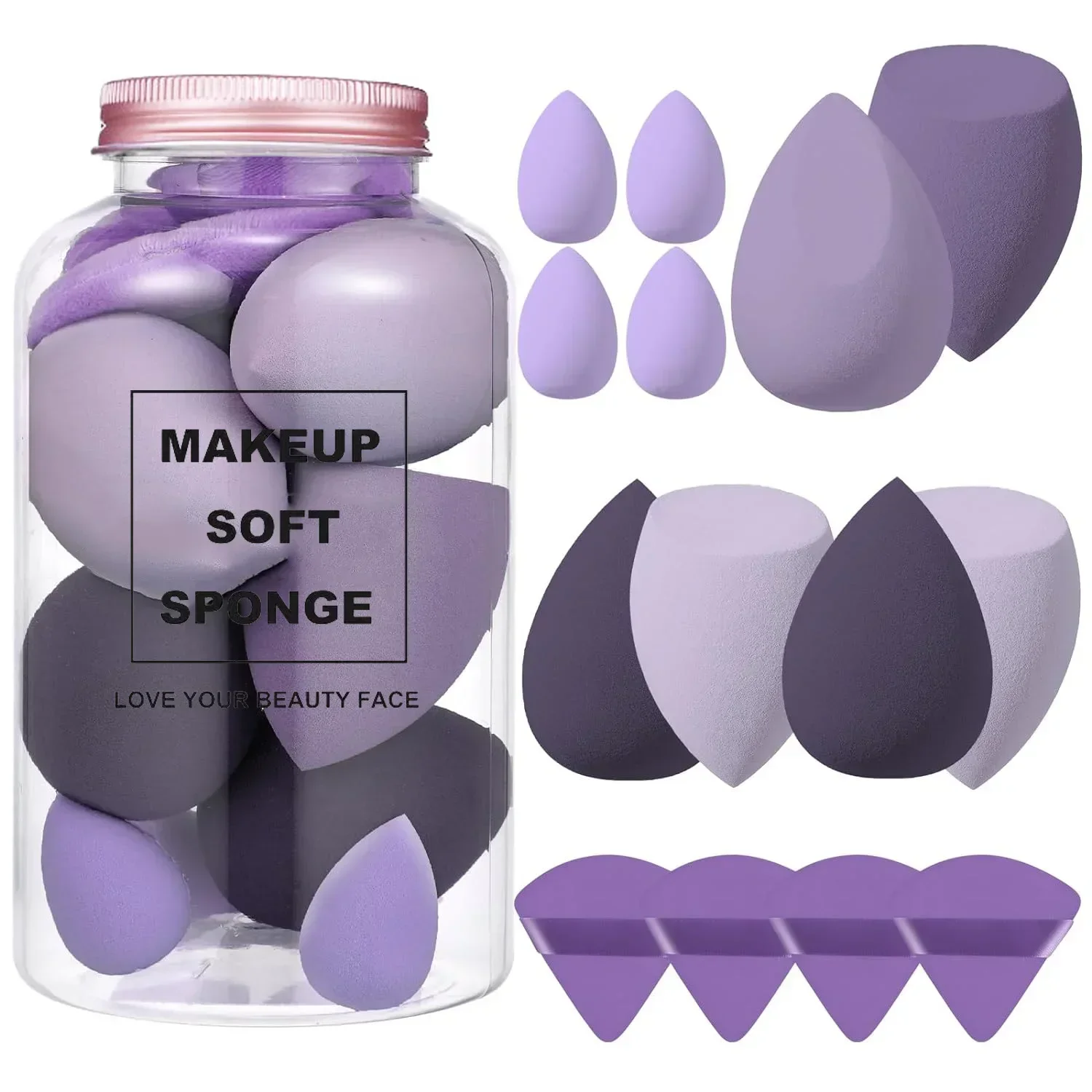 12/14Pcs Makeup Sponge Blender – Beauty Makeup Egg Bewertung und Preis