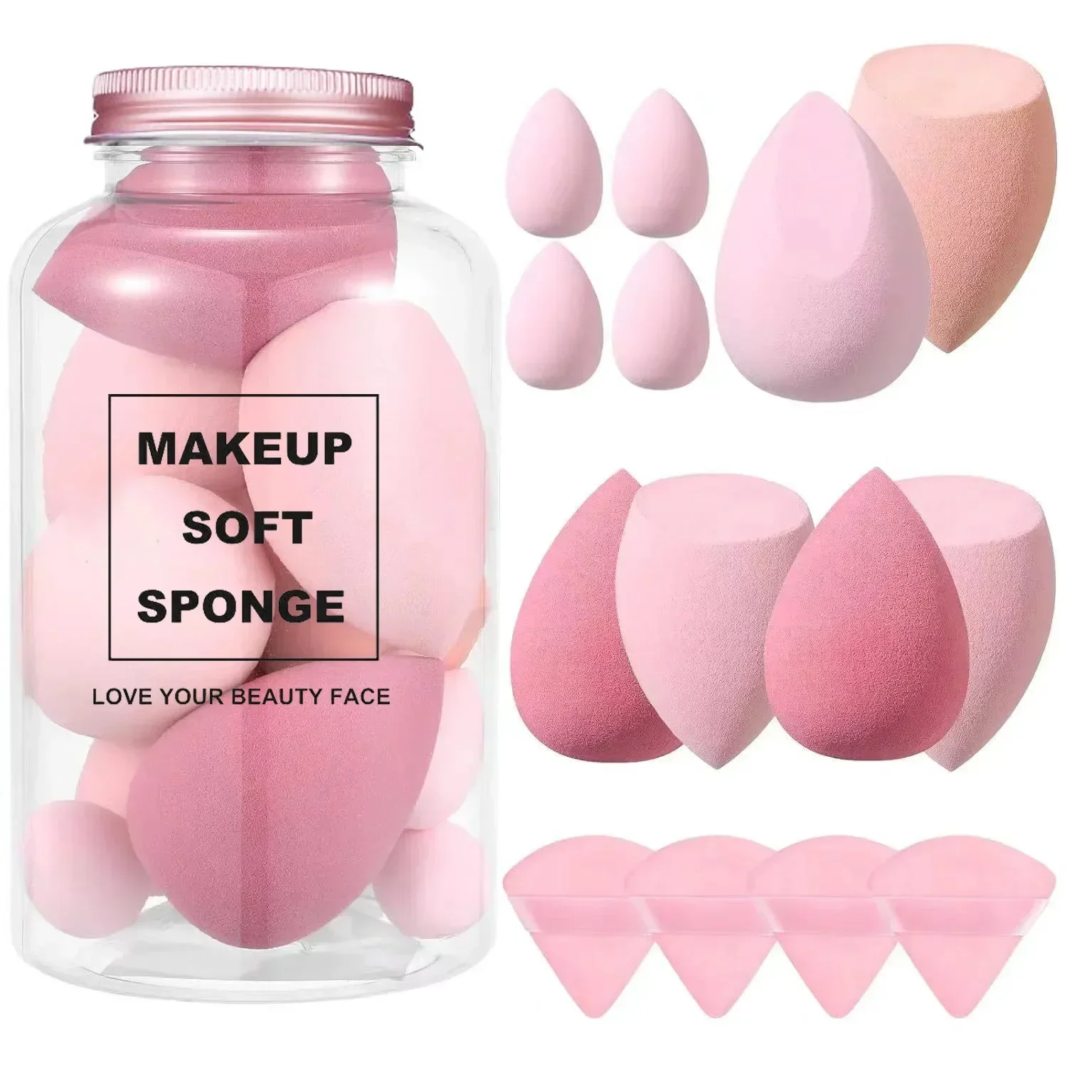 12/14Pcs Makeup Sponge Blender – Beauty Makeup Egg Bewertung und Preis