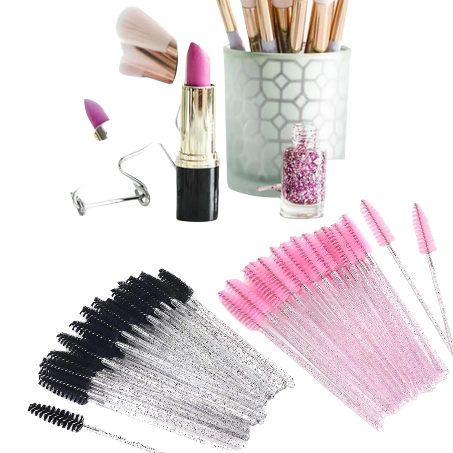 Wholesale 500pcs Eyelash Brush – Beauty Makeup Background Bewertung und Preis