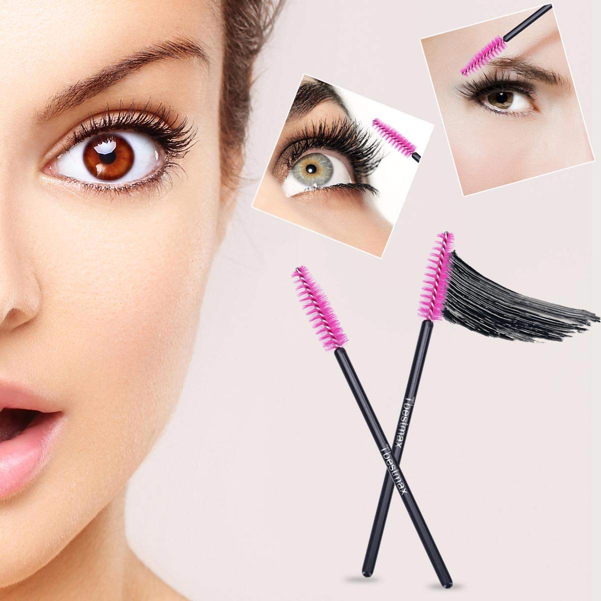 Wholesale 500pcs Eyelash Brush – Beauty Makeup Background Bewertung und Preis