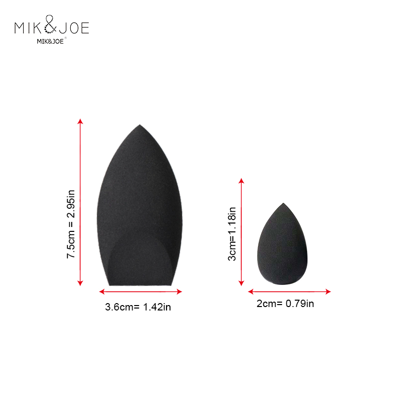 2pcs Black Beauty Sponge Egg - – Beauty Makeup Egg Bewertung und Preis