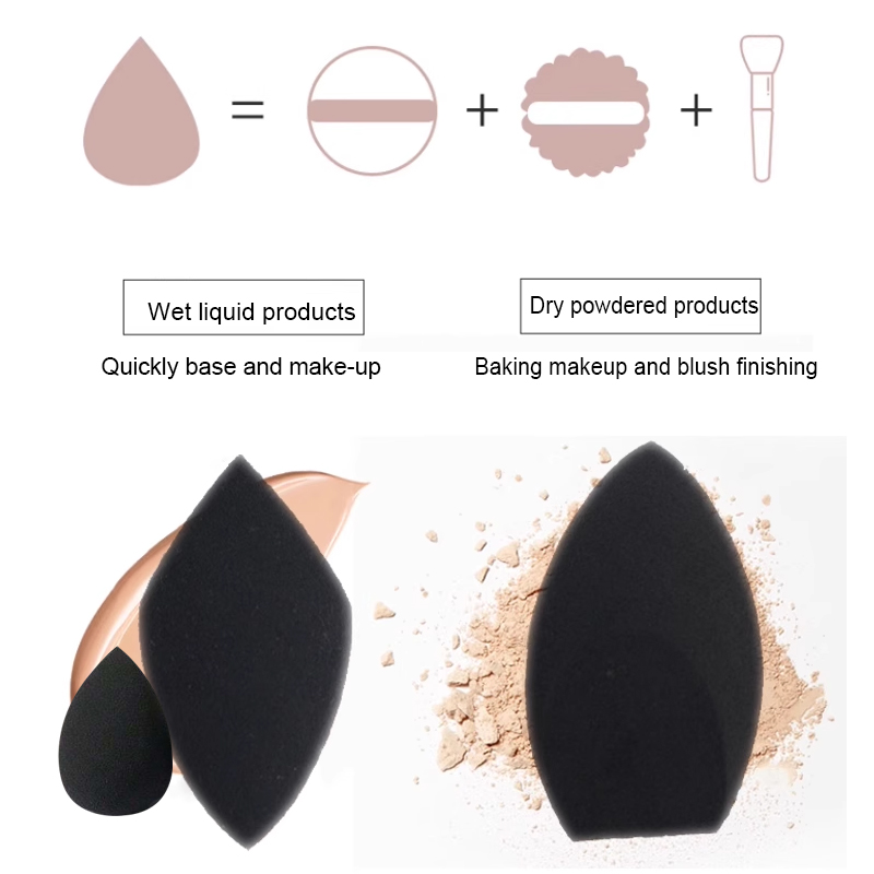 2pcs Black Beauty Sponge Egg - – Beauty Makeup Egg Bewertung und Preis