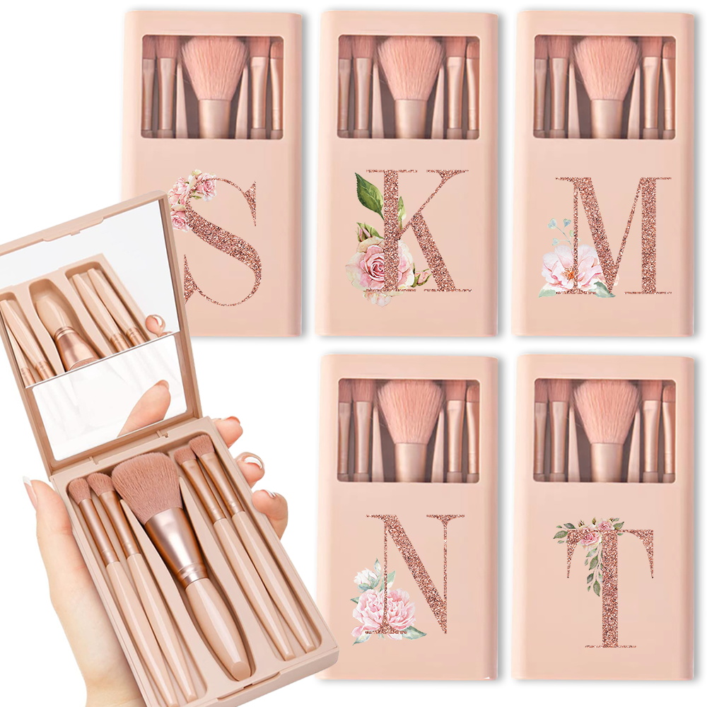 5pcs Cosmetic Brush Kit With M – Beauty Makeup Box Set Bewertung und Preis