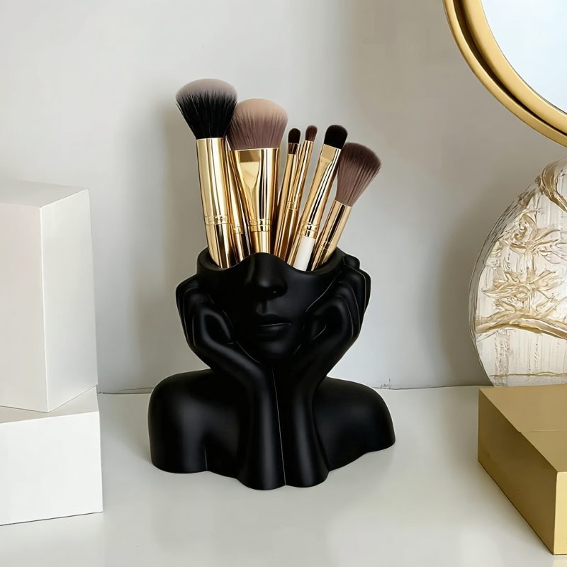 Face Shape Makeup Brush Holder – Beauty Queen Makeup Bewertung und Preis