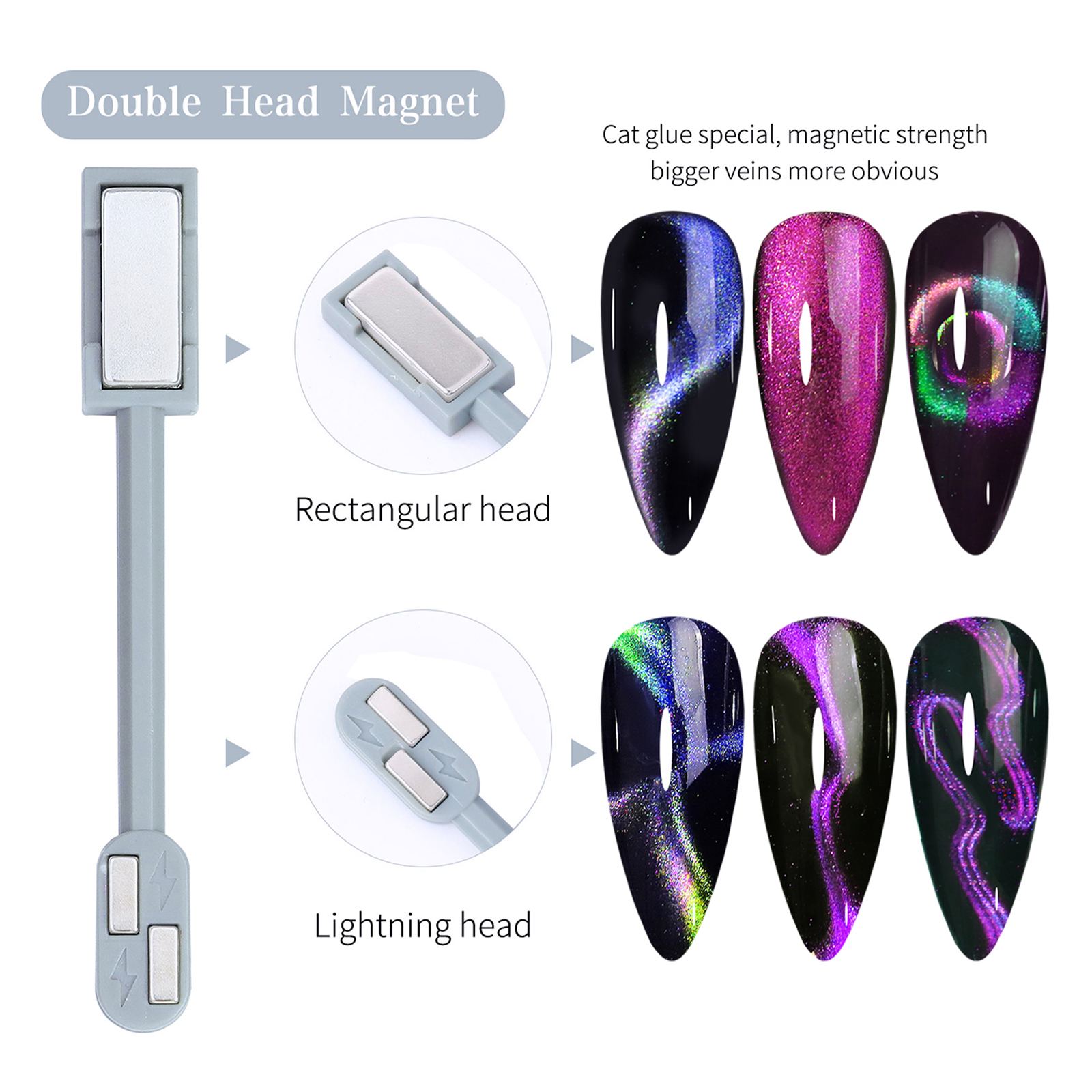 14pcs Cat Eye Nail Magnet Set  – Contour Palette Stick Bewertung und Preis