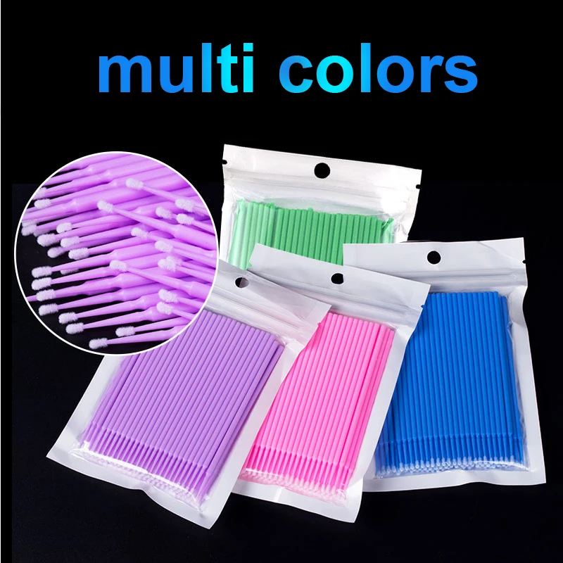 100Pcs Eyelash Cleaning Brush  – Beauty Makeup Background Bewertung und Preis