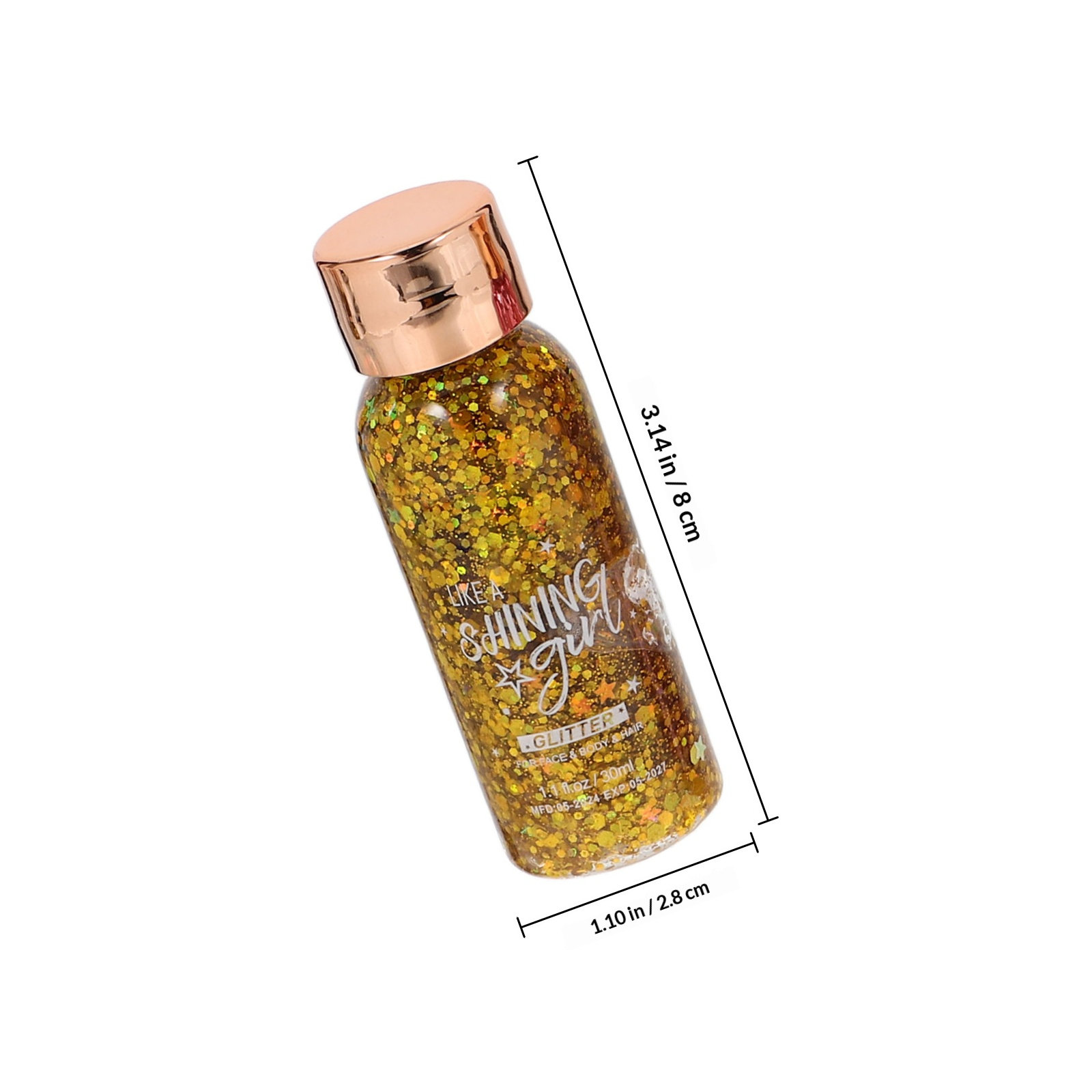 5Pcs Fashion Glitter Body Loti – Body Shimmer Lotion Bewertung und Preis